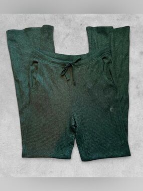 Aeropostale Teal Waffle Knit Lounge Pants with Drawstring